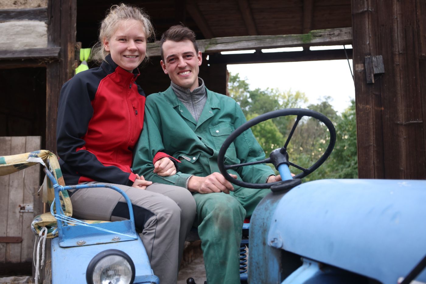 Hanni und Fabien Frommhold werden mit der Umsetzung ihres Projektes Kinder für Landwirtschaft begeistern.
